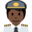 pilot, dark skin tone